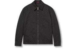 Chaqueta reversible de lona GG y nylon