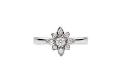 Anillo Gucci Flora de 18 kt con diamantes