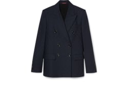 Двубортный пиджак из шерсти с орнаментом GG