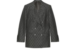 Chaqueta de jacquard de lana con GG