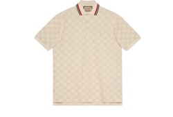 Polo in piquet di cotone GG