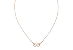 Gucci Horsebit diamond 18k chain necklace