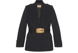 Blazer aus weicher Wolle und Seide