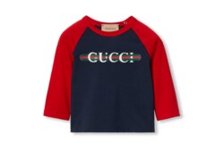 T-shirt neonato in cotone stampato