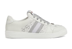 Sneaker Screener donna con cristalli GG