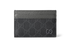 Grey trim GG card case