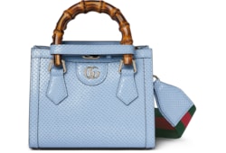 Minibolso tote Gucci Diana de pitón