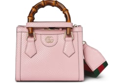 Gucci Diana mini python tote bag