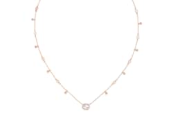 Collier Gucci Interlocking diamant or 18k
