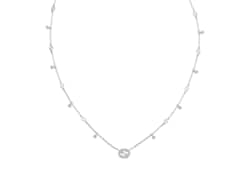 Gucci Interlocking diamond 18k necklace