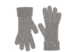 Guanti in lana e cashmere con Doppia G