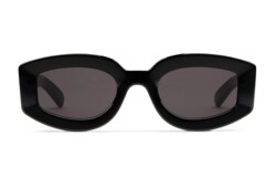 Sonnenbrille mit geometrischem Rahmen