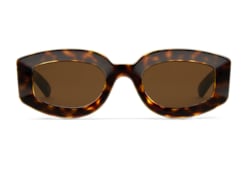 Sonnenbrille mit geometrischem Rahmen