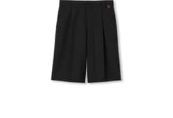 Шорты из смесовой шерстяной саржи с полосой Web