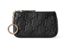 Футляр для ключей на молнии GG Emblem