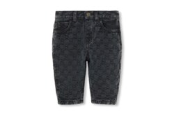 Pantalón de jacquard de denim GG para bebé