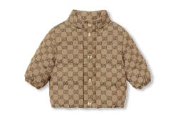 Chaqueta acolchada de lona GG para bebé