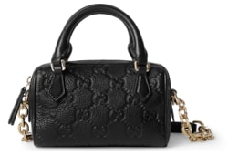 GG Emblem mini boston bag