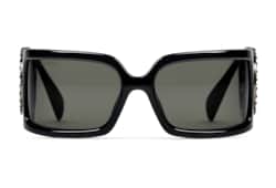 Rectangular frame sunglasses