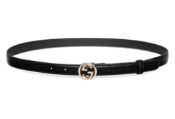 Belt with Interlocking G buckle