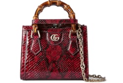 Bolso tote Gucci Diana de pitón pequeño