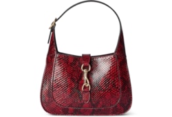 Mittelgroße Gucci Jackie Tasche aus Pythonleder