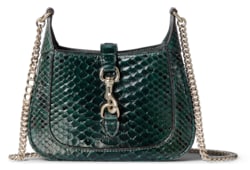 Gucci Jackie Notte mini python bag