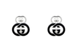 Gemelli Gucci Interlocking smaltati