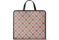 Bolso tote infantil con GG y estampado