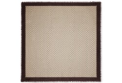 Scialle in lana GG laminata