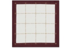 Interlocking G Gucci chain silk pocket square