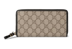 GG Emblem Brieftasche mit Rundumreißverschluss