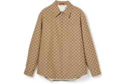 Overshirt in tessuto GG