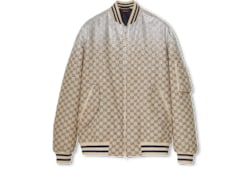 Chaqueta bomber de lona GG con cristales