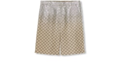 Short en toile GG avec cristaux