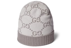 Bonnet en jacquard de cachemire GG