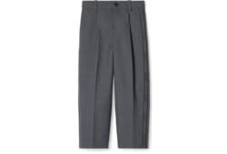 Pantalone bambino ricamato in lana