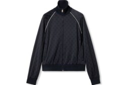 Куртка на молнии из нейлона GG и джерси