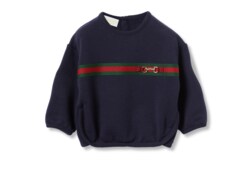 Baby cotton sweatshirt with Web