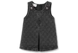 Abito neonato in denim GG jacquard