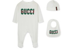 Set regalo neonato da tre pezzi con stampa