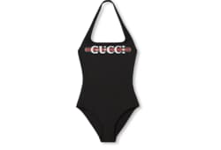 Maillot de bain en jersey étincelant à imprimé