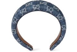 Diadema de denim con GG
