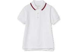 Polo bambino in cotone con Web