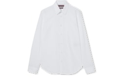 Chemise en popeline de coton avec bande Web