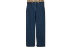 Boyfriend fit denim trouser