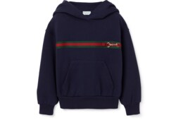 Sweat-shirt pour enfant en coton avec bande Web