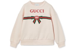 Sweat-shirt pour enfant en coton imprimé