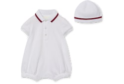 Set regalo 2 piezas con tribanda Web de bebé