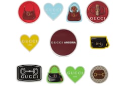 Pegatinas de bolsos Gucci para equipaje